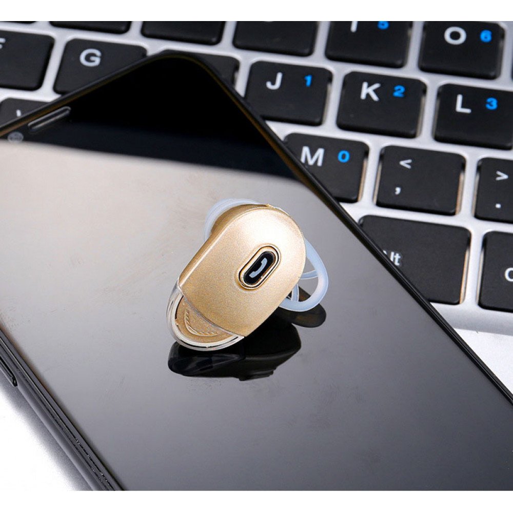 Wholesale Small Size Metallic Style Bluetooth Headset T 001